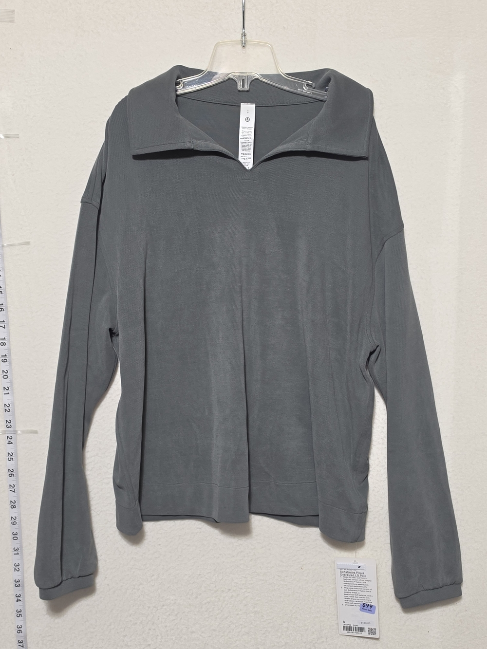 lululemon athletica Relaxed Long Sleeve Pullover - Gray